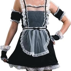 Costume Sexy Chamber Maid Full Figure Plus Size Dress Size 20 Cosplay Halloween